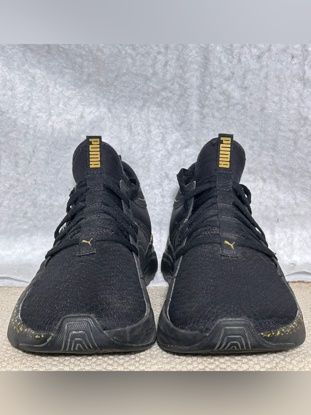 Puma Womens Black Speckle SoftRide Enzo 5 Running Athletic Sneakers Shoes SZ 8.5 - Picture 3 of 11